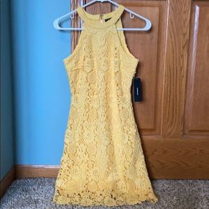 Yellow Lulu’s halter dress